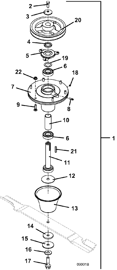 Blade Spindle Assembly