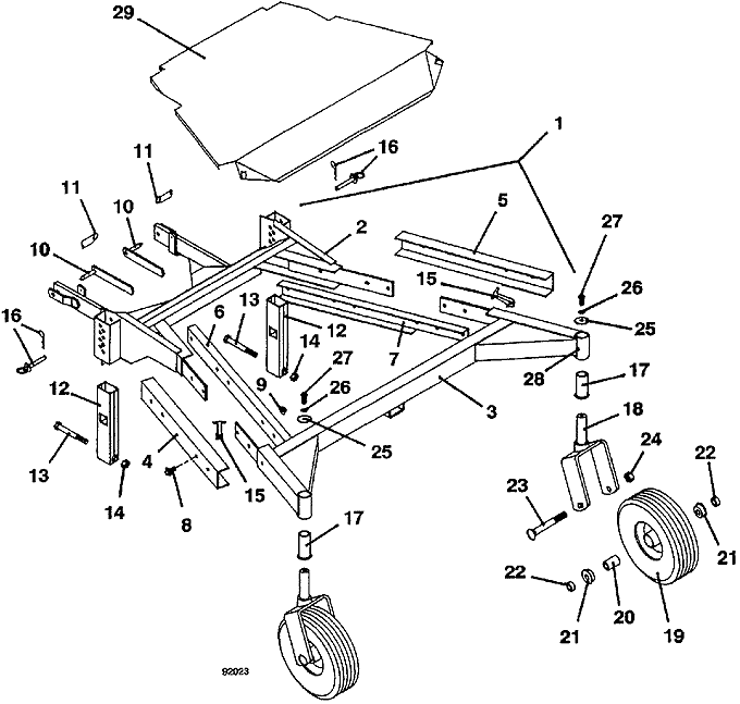 Deck Carrier Assembly