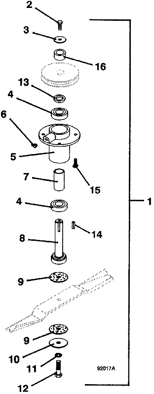 Blade Spindle Assembly