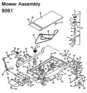 9061 Mower Assembly