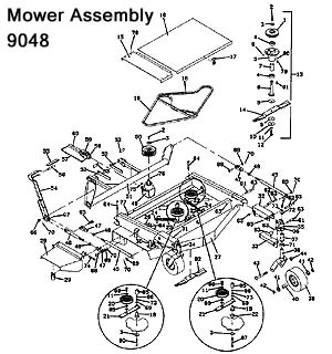 9048 Mower Assembly