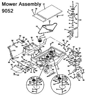 9052 Mower Assembly