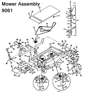 9061 Mower Assembly