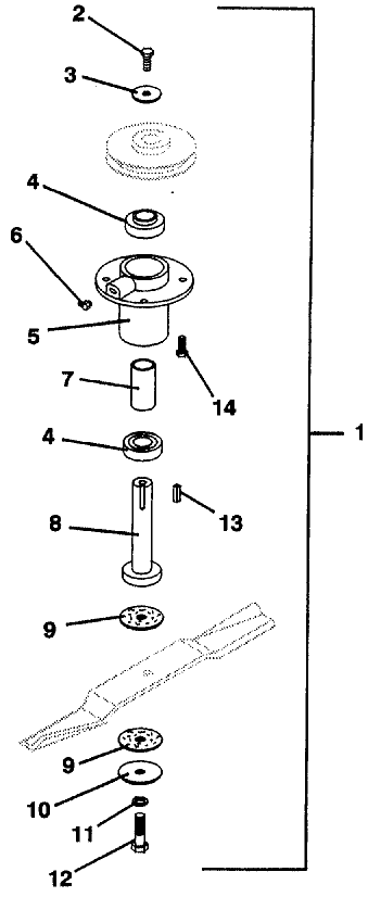 Blade Spindle Assembly