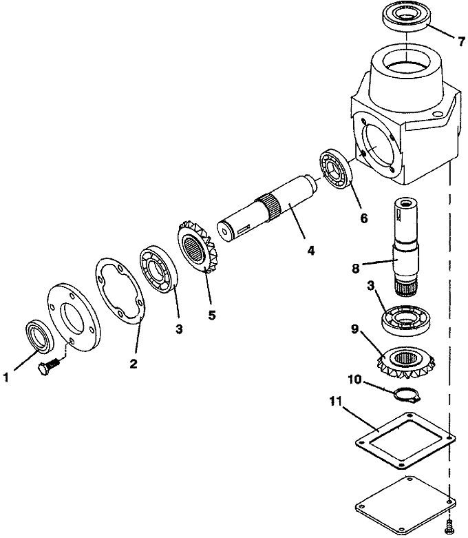 Right Angle Gearbox Assembly