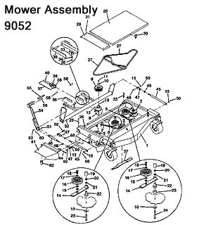 9052 Mower Assembly