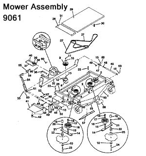 9061 Mower Assembly