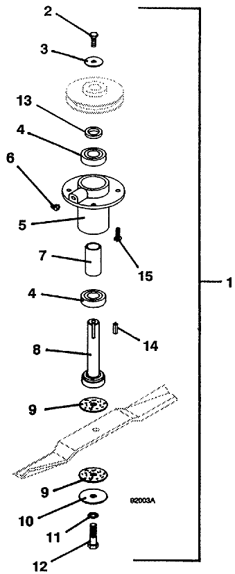 Blade Spindle Assembly