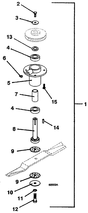 Blade Spindle Assembly