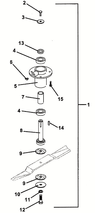 Blade Spindle Assembly