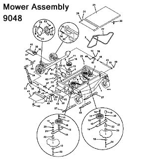 9048 Mower Assembly