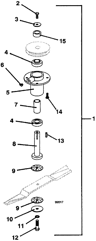 Blade Spindle Assembly