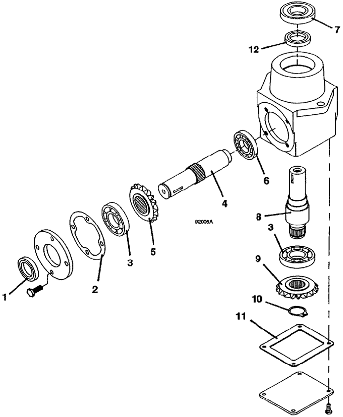 Right Angle Gearbox Assembly