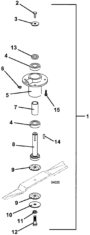 Blade Spindle Assembly