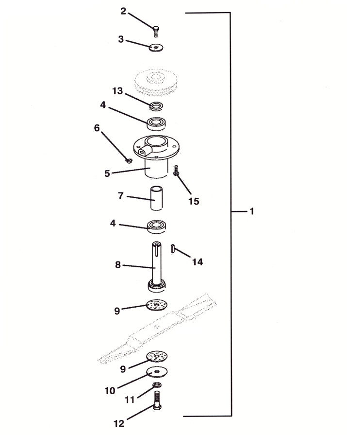 Blade Spindle Assembly