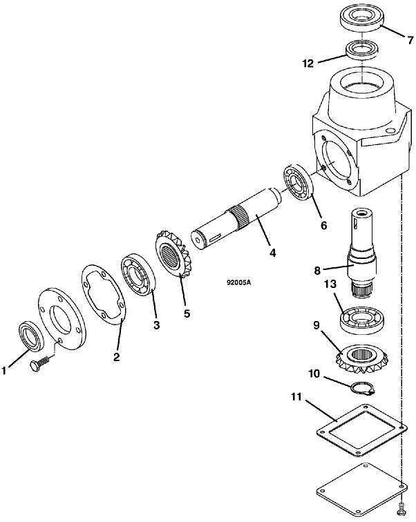 Right Angle Gearbox Assembly