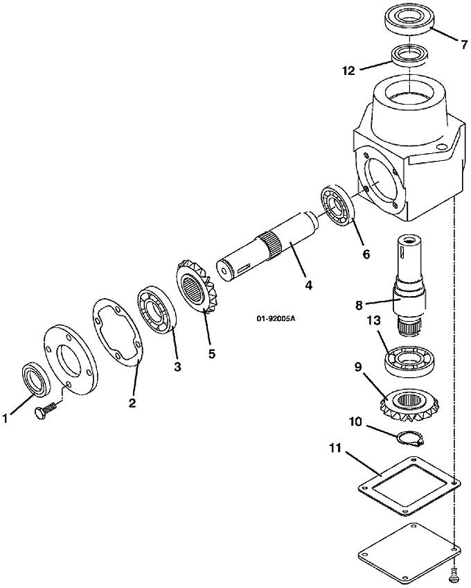 Right Angle Gearbox Assembly