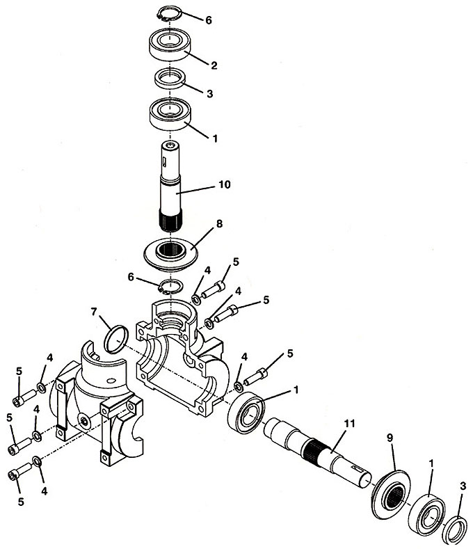 Right Angle Gearbox Assembly