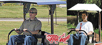 Canopy Sunshades for Grasshopper Mowers