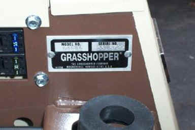 Serial/Model numbers tag, Grasshopper Front Mount Tractor