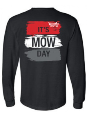 Its Mow Day Paintbrush Long Sleeve T-Shirt
