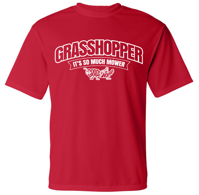 Red Grasshopper Arched Logo t-shirt