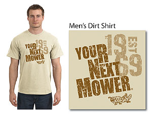 Grasshopper: Your Next Mower - T-shirt, tan