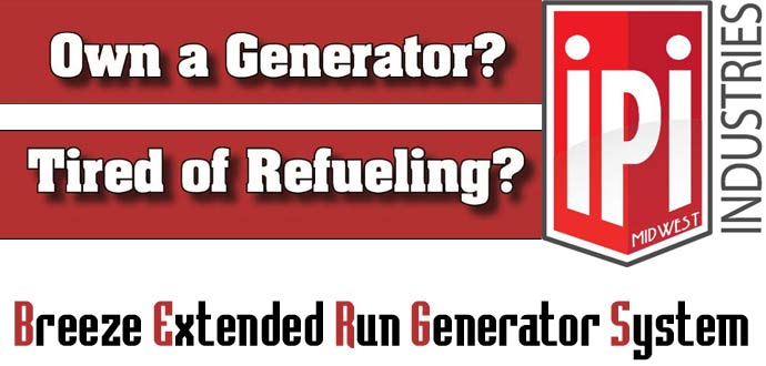 IPI Industries generator extended run fuel systems