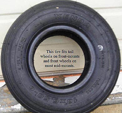 Ribbed Tire for Grasshopper Mowers