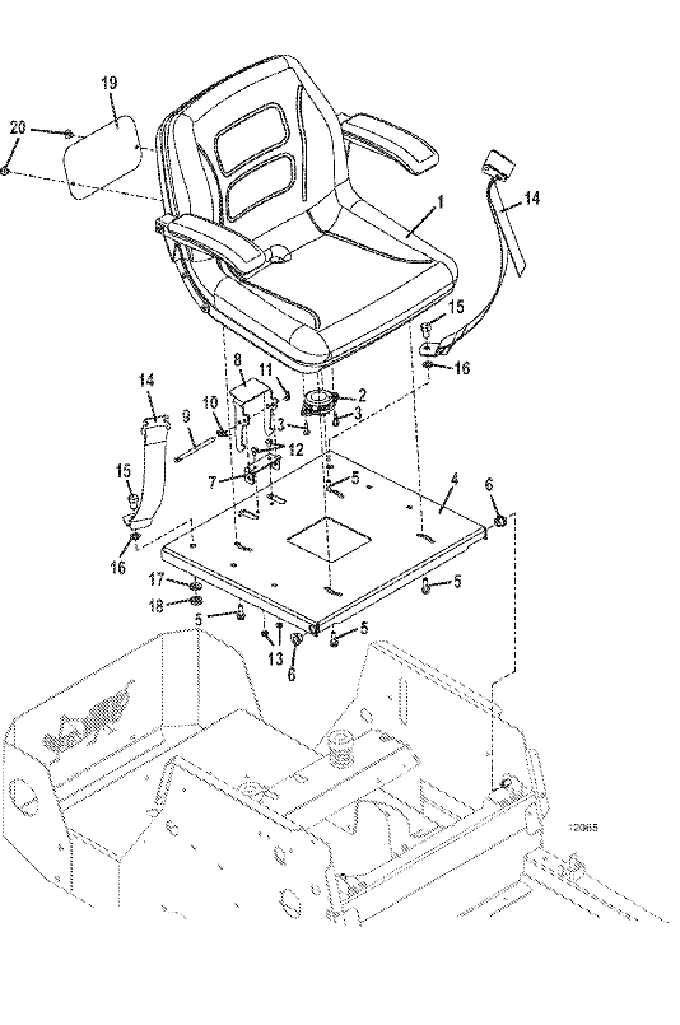 seat and steering assemblies