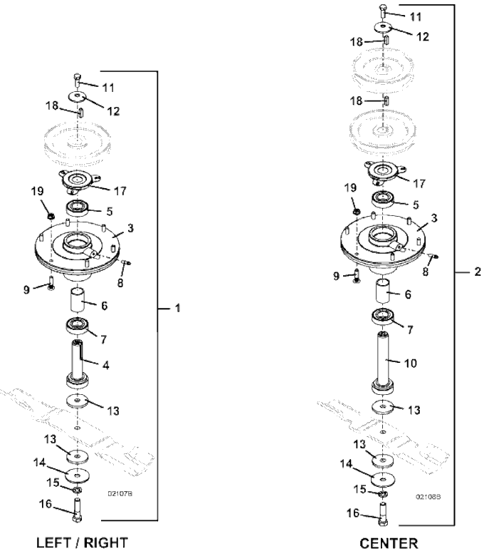 Blade Spindle Assembly