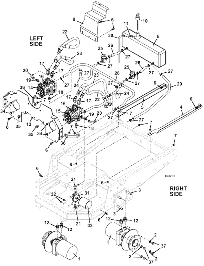 Reservoir and Hose Assembly