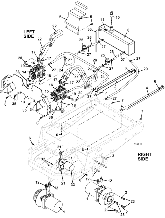 Reservoir and Hose Assembly