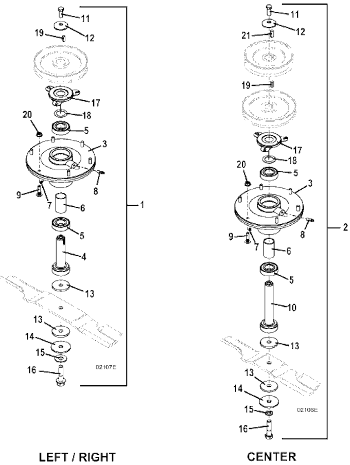 Blade Spindle Assembly