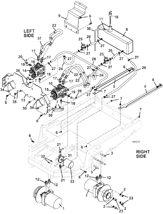 Reservoir and Hose Assembly