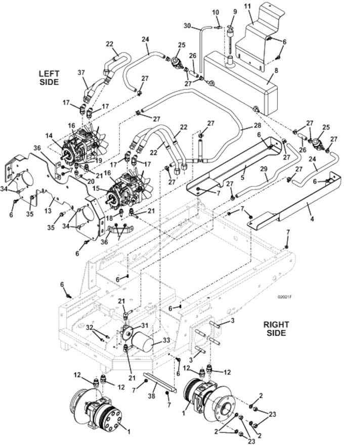 Reservoir and Hose Assembly