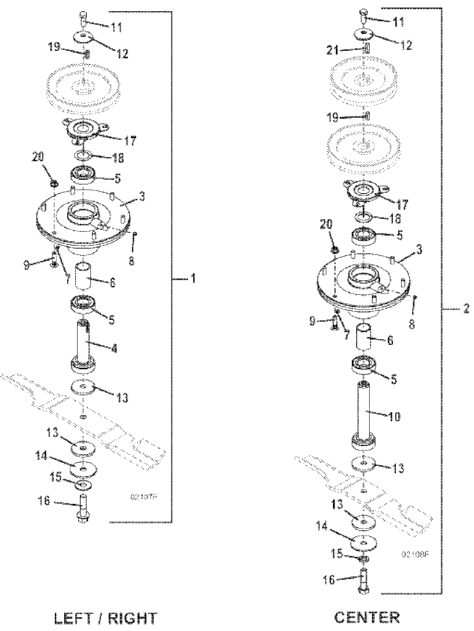 Blade Spindle Assembly