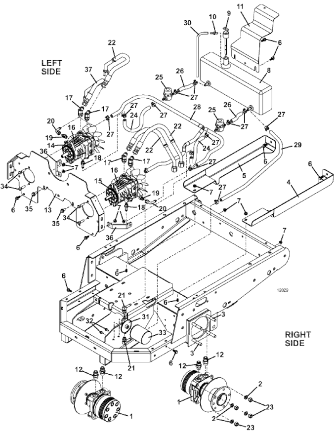 Reservoir and Hose Assembly