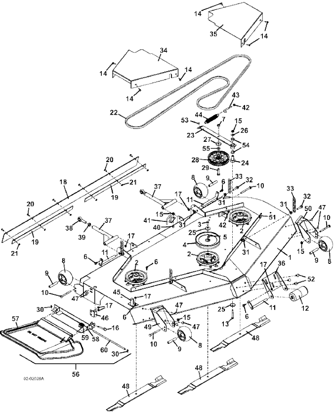 72 Inch Deck Assembly