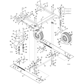 Deck Carrier Assembly 48 Inch and 52 Inch