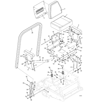 ROPS and Seat Assembly