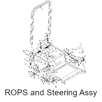 seat and steering assemblies