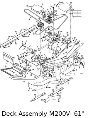 61 inch mower deck