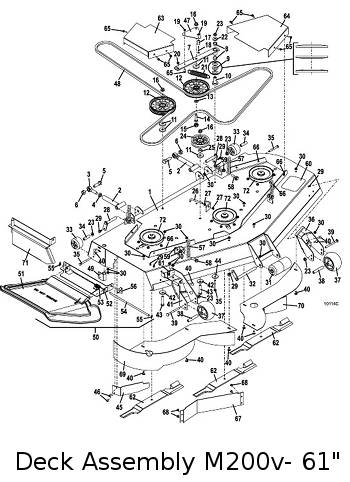 61 inch mower deck
