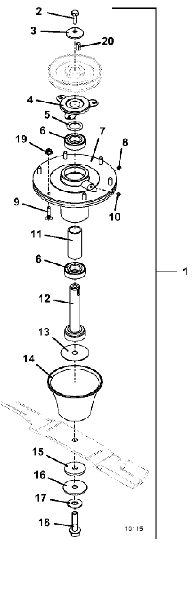 blade spindle assembly