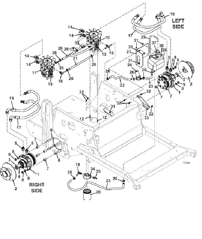 reservoir and hose assembly