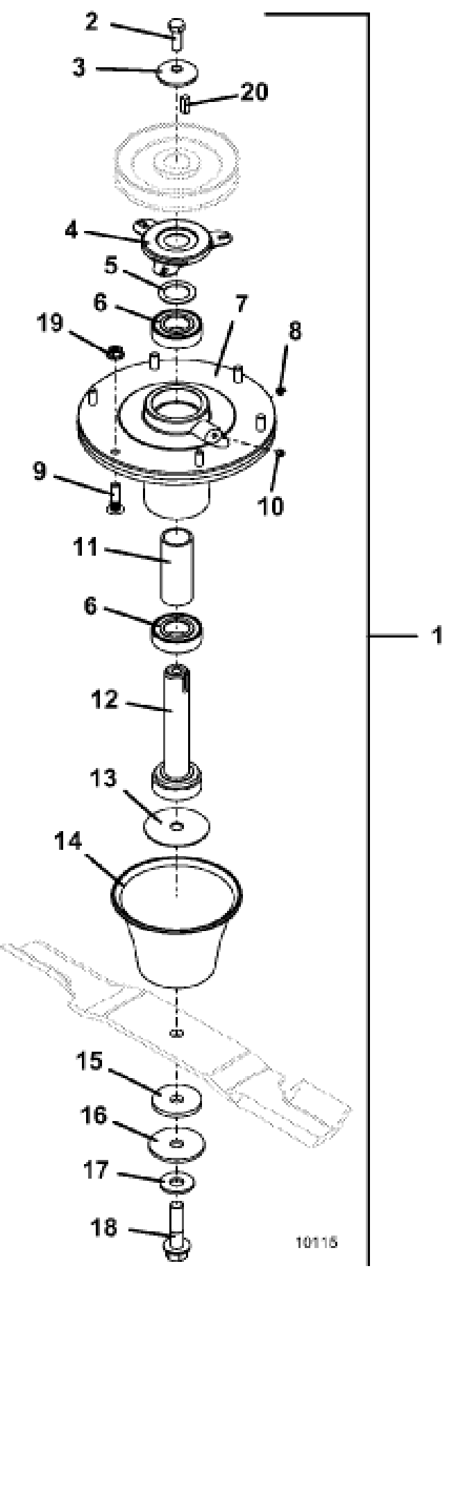 blade spindle assembly