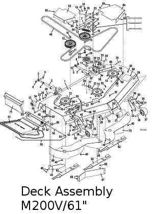 61 inch mower deck