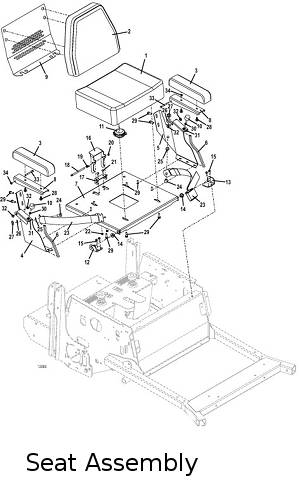 seat and steering assemblies