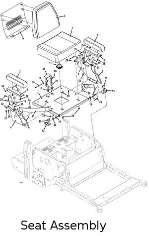 seat and steering assemblies